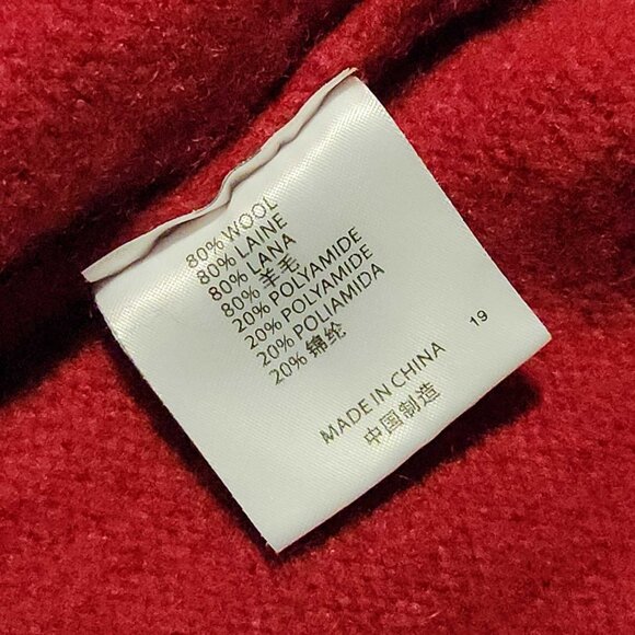 Brandy Melville Amalie red wool button up cardigan - Picture 7 of 14